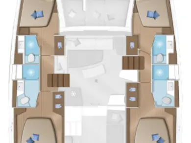 Hire Catamaran Lagoon with a boat licence