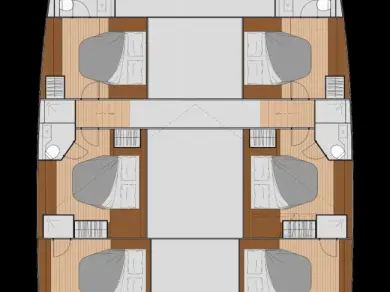 Fountaine Pajot Fountaine Pajot Samana 59 - 6 + 2 cab charter bareboat or skippered in  Procida