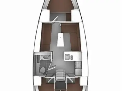 Sailboat to hire Betina at the best price