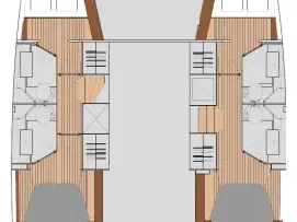 Fountaine Pajot Isla 40 charter bareboat or skippered in  Biograd na Moru