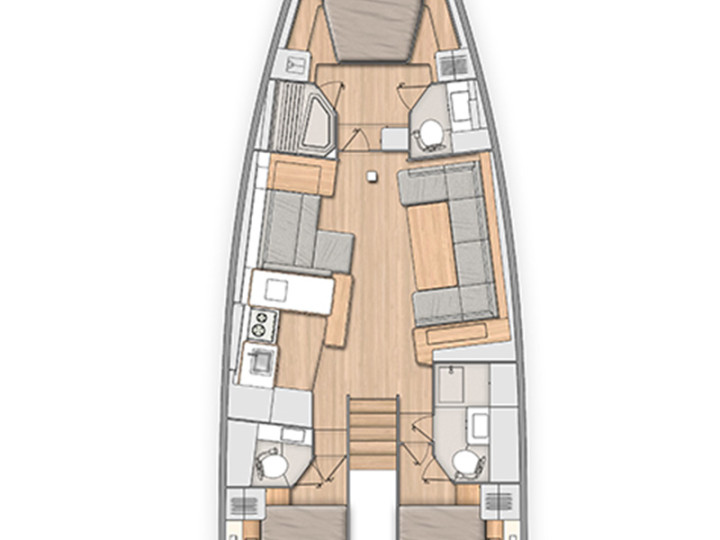 Yacht hire Road Town cheap Oceanis 54