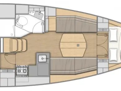 Hire Sailboat Bénéteau with a boat licence