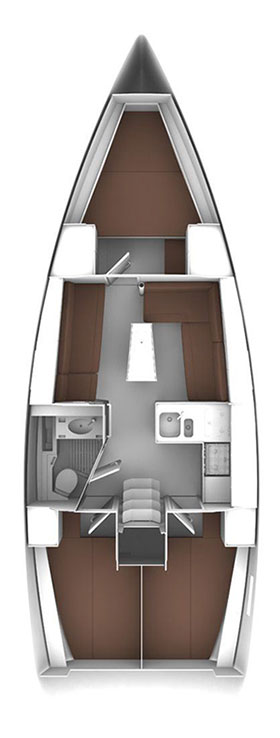 Sailboat hire in Split - Bavaria Cruiser 37