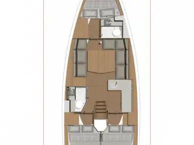 Dufour Dufour 390 GL charter bareboat or skippered in  Biograd na Moru