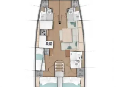 Hire Sailboat Jeanneau with a boat licence