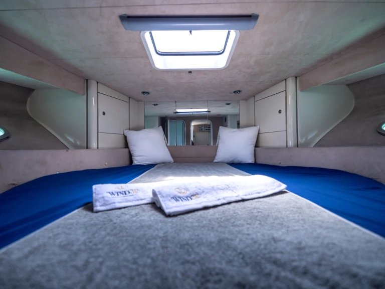 Yacht hire Ibiza Town cheap Sunseeker Camargue 46