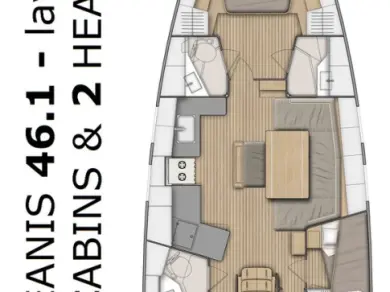 Charter a Bénéteau Oceanis 46.1 in Split on Samboat