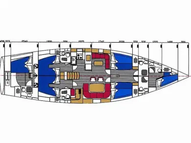 Yacht hire Alimos cheap Ocean Star 60.1