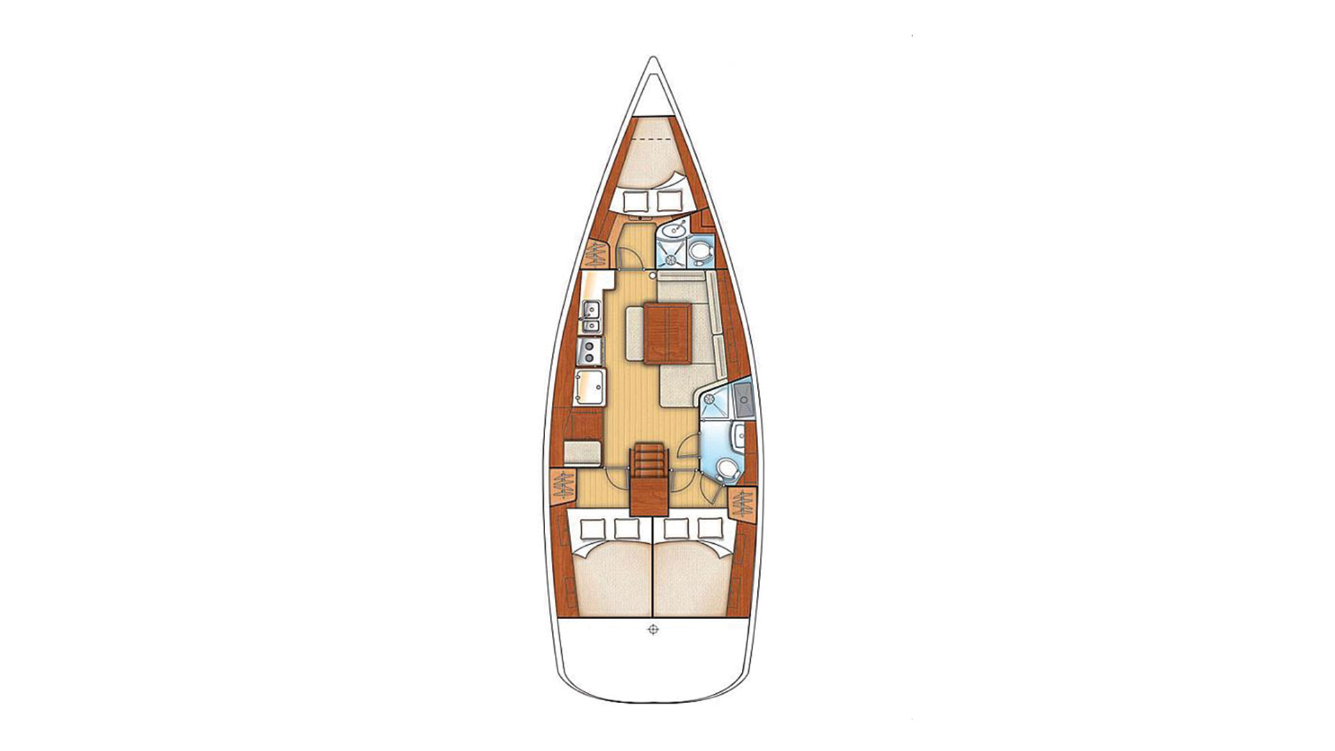 Hire Sailboat Bénéteau with a boat licence