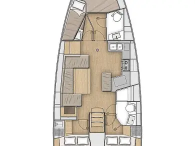 Yacht hire Lefkáda cheap Oceanis 40.1