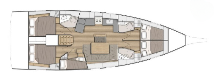 Sailboat hire in Lefkáda - Bénéteau Oceanis 46.1