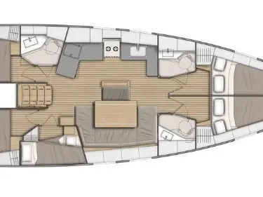 Sailboat hire in Lefkáda - Bénéteau Oceanis 46.1