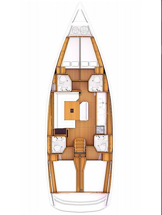 Hire Sailboat Jeanneau with a boat licence