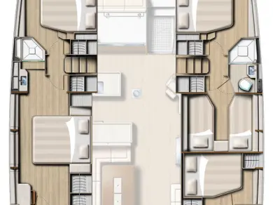 Hire Catamaran with or without skipper Bali Komolac