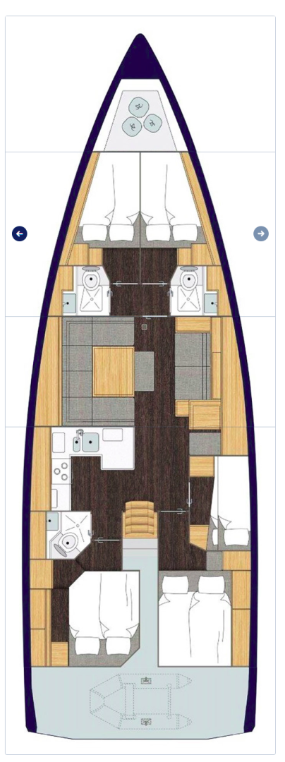 Sailboat to hire Kaštela at the best price