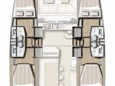 Bali Bali 4.1 charter bareboat or skippered in  Šibenik