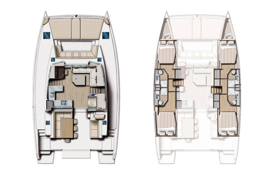 Hire Catamaran with or without skipper Bali Marina (City)