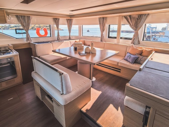 Lagoon Lagoon 51 charter bareboat or skippered in  Tourlos