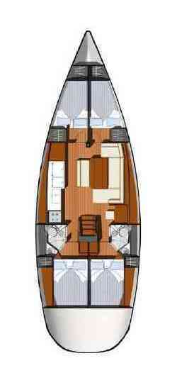 Hire Sailboat Jeanneau with a boat licence