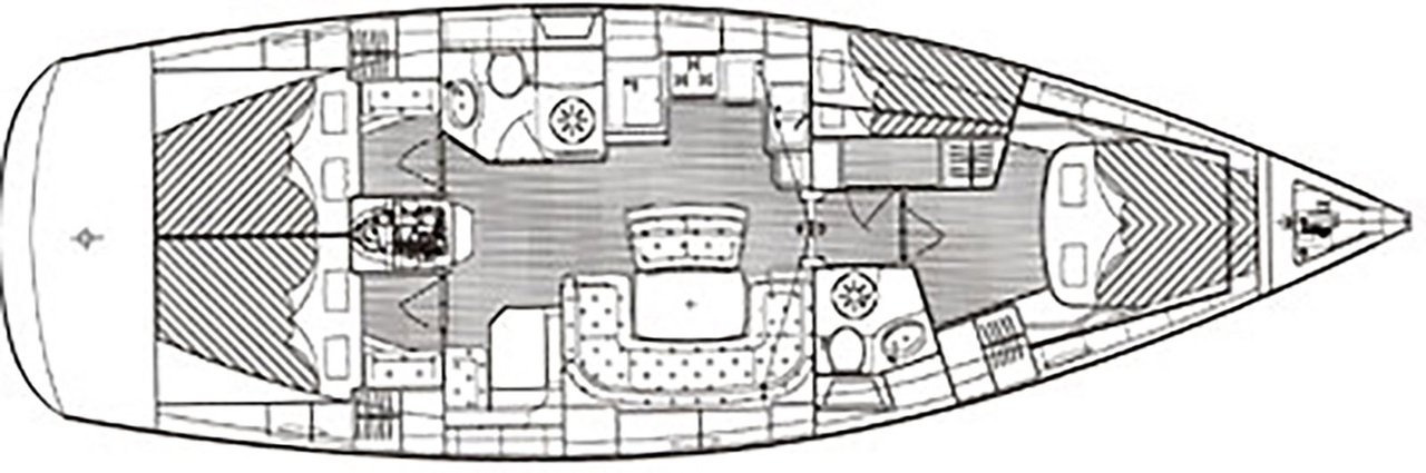 Yacht hire Ávdira cheap Cruiser 46