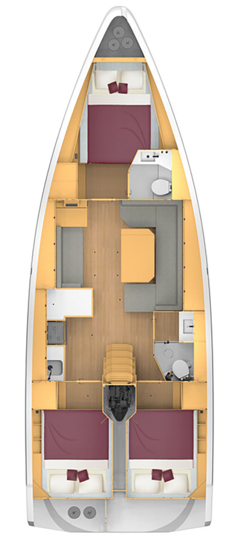 Bavaria Bavaria C42 charter bareboat or skippered in  Paros (Island)