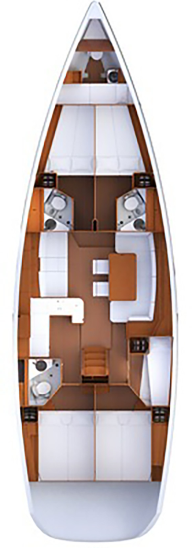 Jeanneau Jeanneau 53 charter bareboat or skippered in  Kalkara