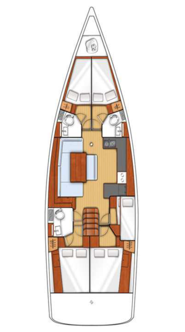 Hire Sailboat Bénéteau with a boat licence