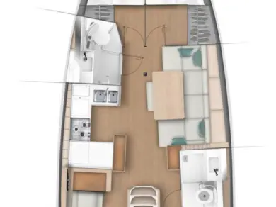 Sailboat to hire Gouvia at the best price