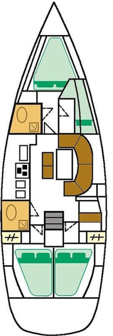 Bénéteau Oceanis 411 Clipper charter bareboat or skippered in  Deme of Volos