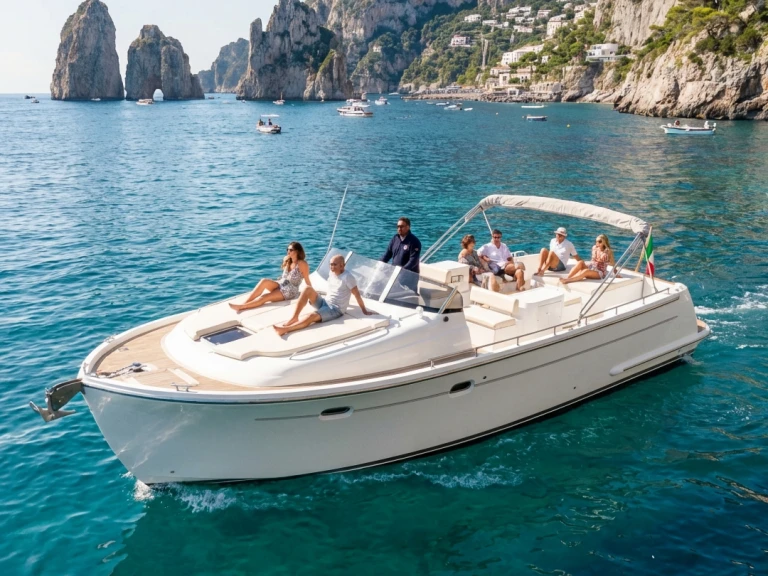 Motorboat to hire Positano at the best price