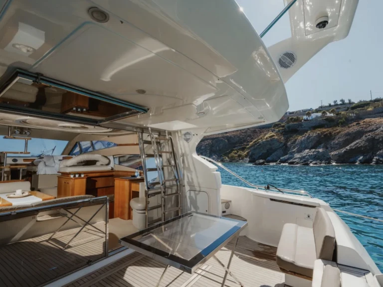 Ferretti Ferretti 480 charter bareboat or skippered in  Mykonos (City)