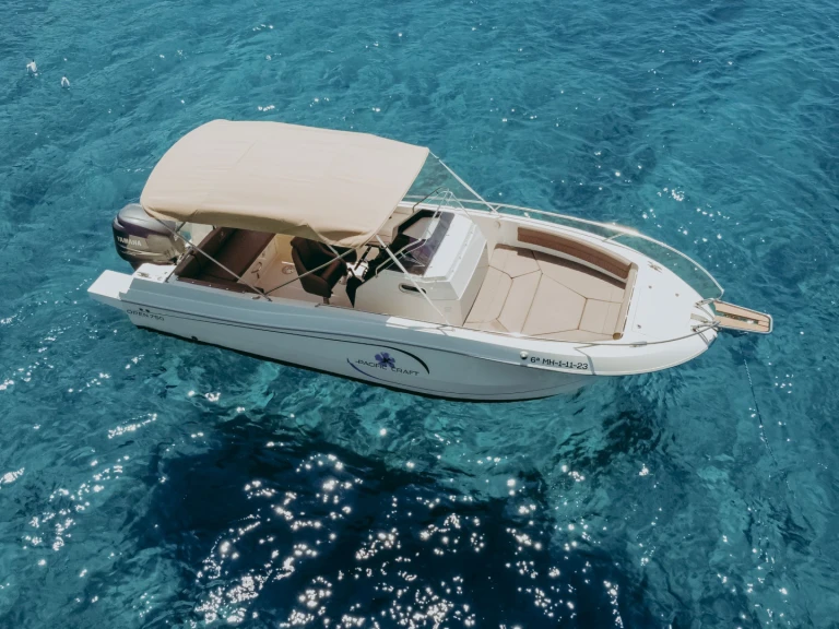 Pacific Craft sun cruiser 750 charter bareboat or skippered in  Marina Santa Eulàlia