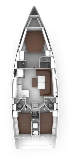 Bavaria Cruiser 46 Style charter bareboat or skippered in  Göcek