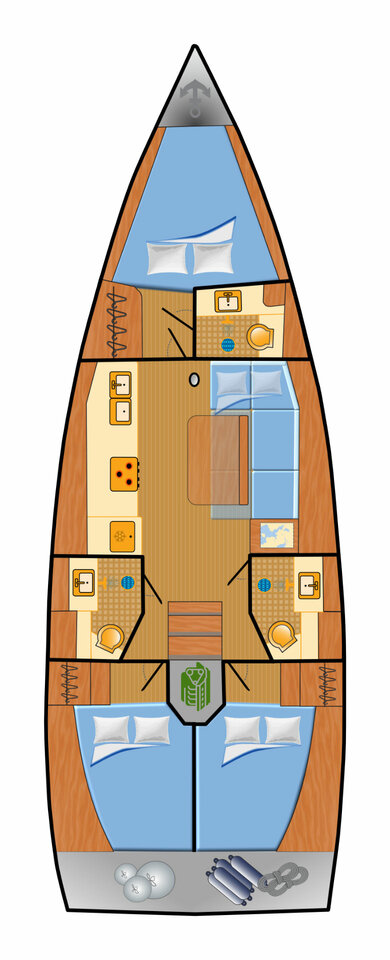 Hire Sailboat Dufour with a boat licence