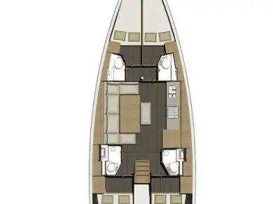 Dufour Dufour 460 Grand Large charter bareboat or skippered in  Primošten