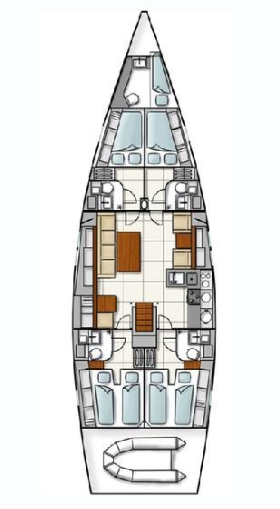 Hire a Hanse Hanse 540 E Syra