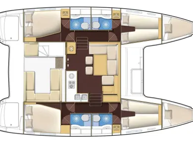 Hire Catamaran Lagoon with a boat licence