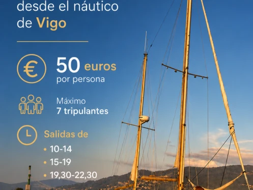 Hire Sailboat with or without skipper Rinco Puerto de Vigo