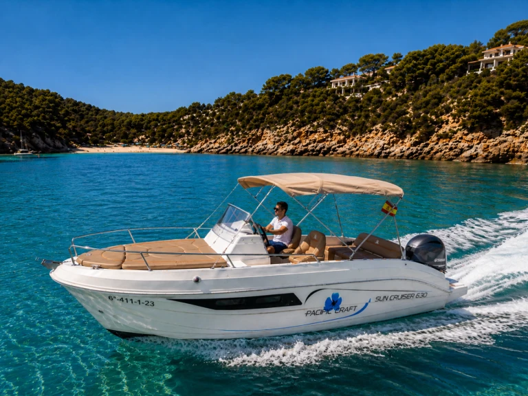 Yacht hire Palma de Mallorca cheap Pacific Craft 630