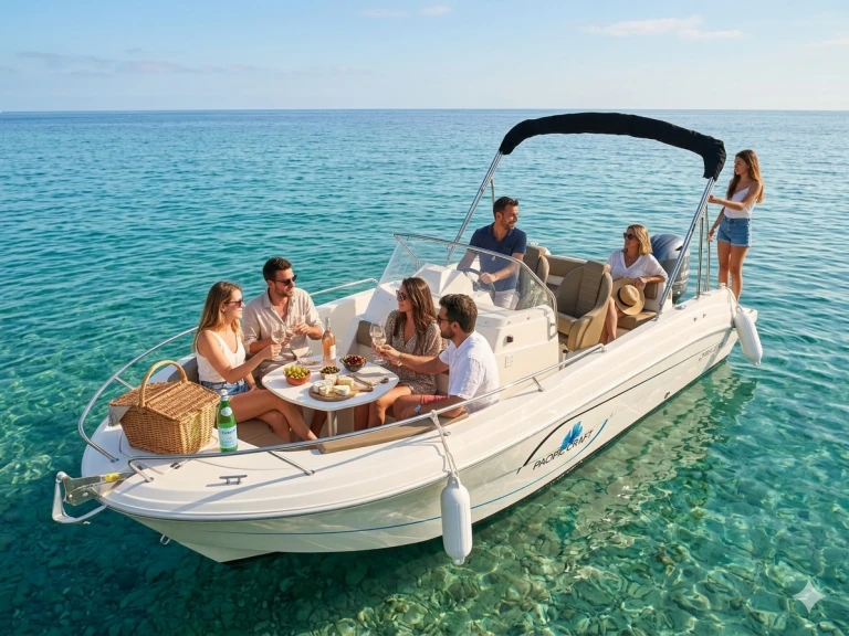 Motorboat hire in Can Pastilla - Pacific Craft Q670 'Atlas' (10p/200hp)