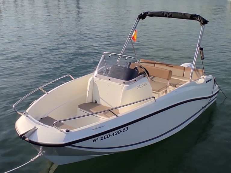 Quicksilver Activ 505 Open charter bareboat or skippered in  Can Pastilla