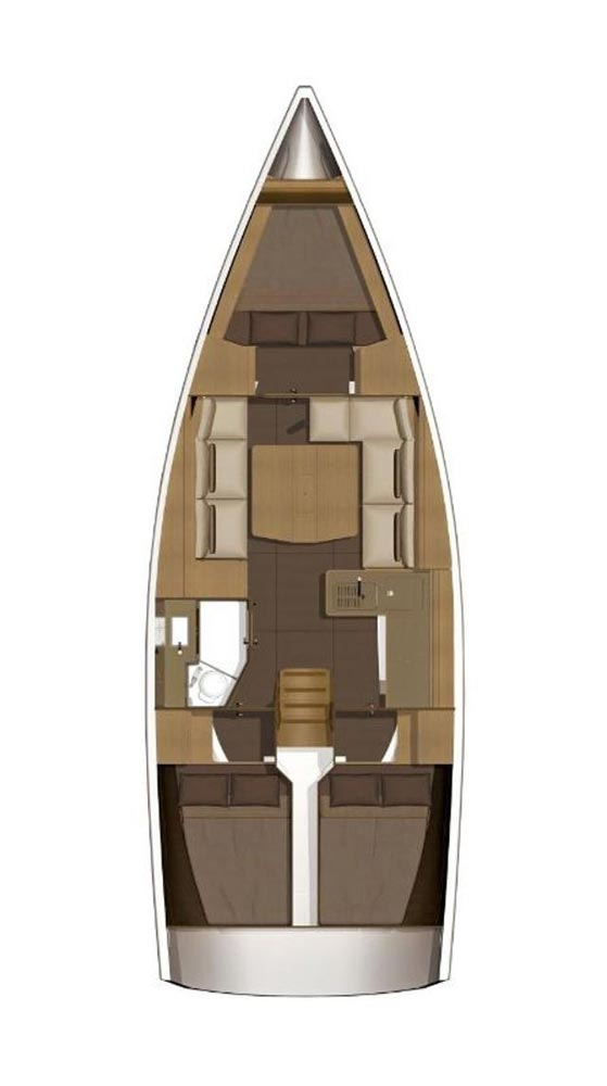 Sailboat hire in Biograd na Moru - Dufour Dufour 382 Grand Large