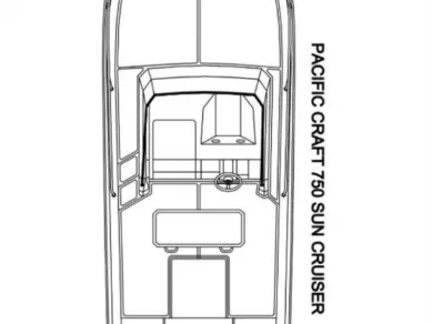 Hire Motorboat Pacific Craft with a boat licence