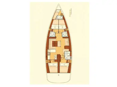 Yacht charter Lefkáda - Bénéteau Oceanis 54 on SamBoat