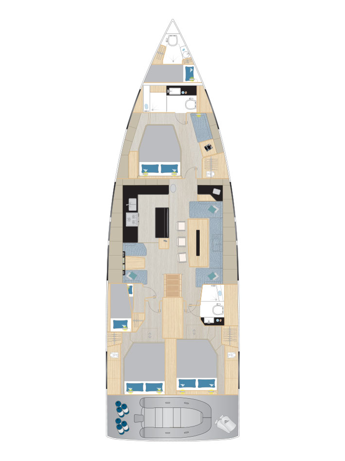 Hire Sailboat Hanse with a boat licence