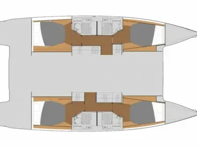 Fountaine Pajot Astrea 42 charter bareboat or skippered in  Primošten