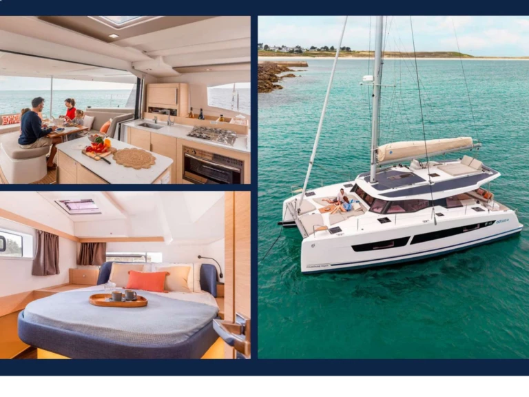 Catamaran hire in Heraklion - Fountaine Pajot 41