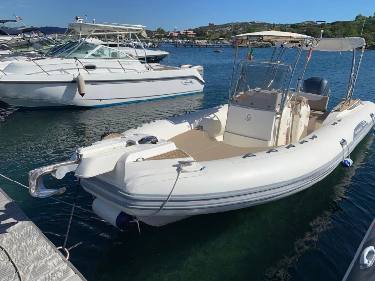 Capelli Tempest 775 Open charter bareboat or skippered in  Porto Rotondo
