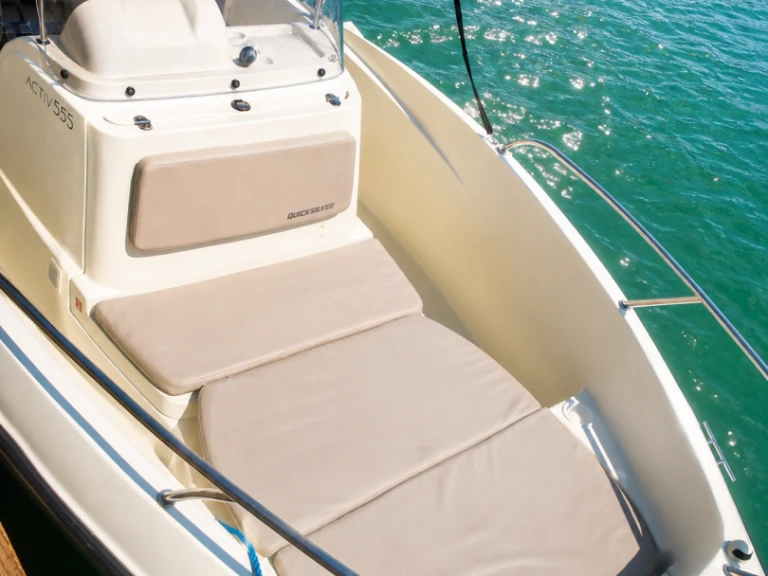 Quicksilver Activ 555 Open charter bareboat or skippered in  Port-Camargue