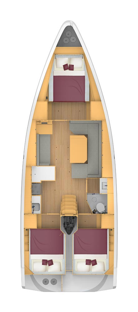 Sailboat hire in Trogir - Bavaria Bavaria C42